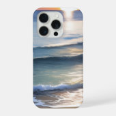 Strand Zon & Surf Monogram iPhone Hoesje (Achterkant)