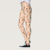 Strand zonnebaders patroon leggings (Links)