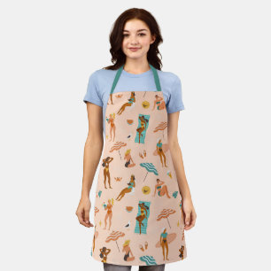 Strand zonnebaders patroon schort