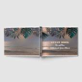 Strand Zonsondergang en Palm Lights Bestemming Bru Gastenboek (Volledig)