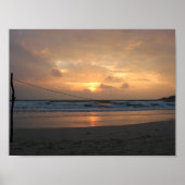 Strand Zonsopgang Hat Rin ... Koh Phangan, Thailan Poster (Voorkant)