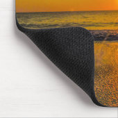 Strand zonsopgang Mousepad Muismat (Hoek)