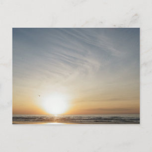 Strand Zonsopgang Viering Blank Uitnodiging Briefkaart