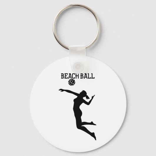Strandbal Sleutelhanger (Voorkant)
