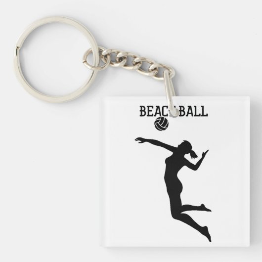 Strandbal Sleutelhanger (voorkant)