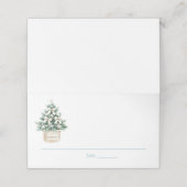 Strandbestemming bruiloft | Shell Christmas Tree (Buitenkant ongevouwen)