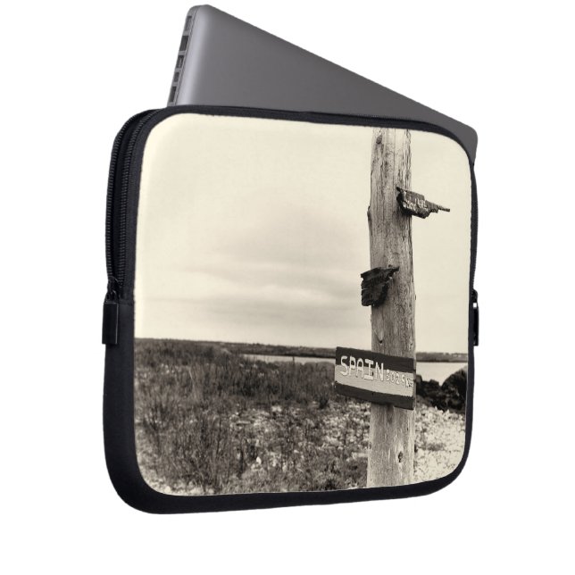 strandbestemming laptop sleeve (Voorkant Rechts)