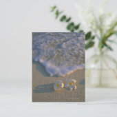 Strandbloem Briefkaart (Staand voorkant)