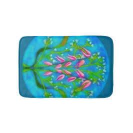 Strandbloemen Acryl Schilderen Badmat