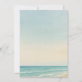 Strandbruiloft Elopement Save the Date (Achterkant)