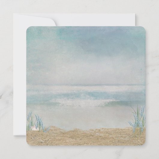 strandbruiloft met zeestervis (Achterkant)