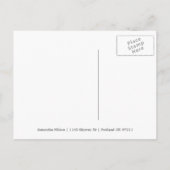 Strandbruiloft Save The Date Scallop Shell Roze Aankondigingskaart (Achterkant)