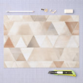 Strandcrème Driehoeken Bruiloft Tissuepapier (Craft)