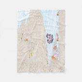 Stranddag Fleece Deken (Voorkant)