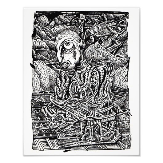 Stranded, door Brian Benson Foto Afdruk (Voorkant)