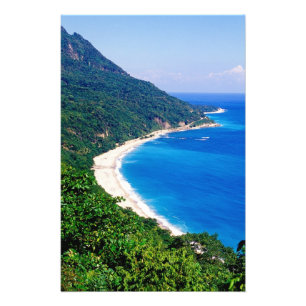 Stranden, Barahona, Dominicaanse Republiek, 2 Foto Afdruk
