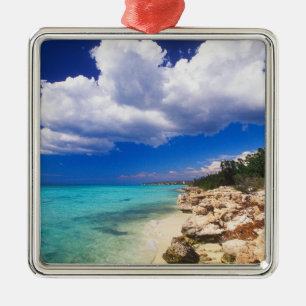 Stranden, Barahona, Dominicaanse Republiek, 2 Metalen Ornament