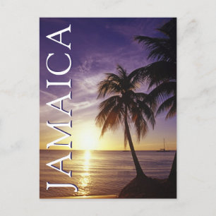 Stranden bij Negril Jamaica   Dank u Briefkaart