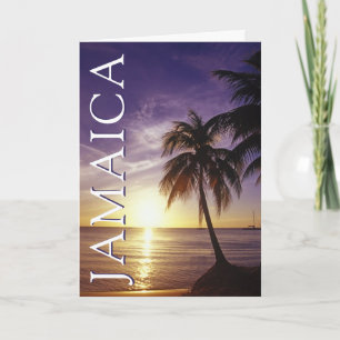 Stranden bij Negril Jamaica Gefeliciteerd verjaa Kaart