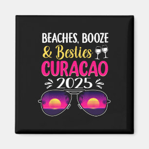 Stranden Drank Vriendinnen Curacao 2025 Vakantie S Magneet