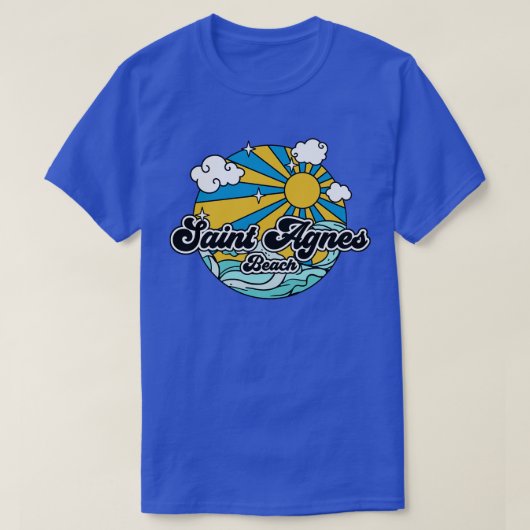 Stranden Saint Agnes Beach T-shirt (Design voorkant)