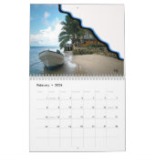 stranden van de wereld kalender (Feb 2026)
