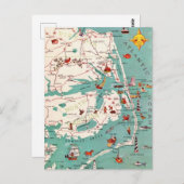 Stranden van het Outer Banks Briefkaart (Voorkant / Achterkant)