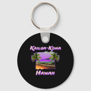 Stranden van Kailua-kona Hawaii 1 Sleutelhanger