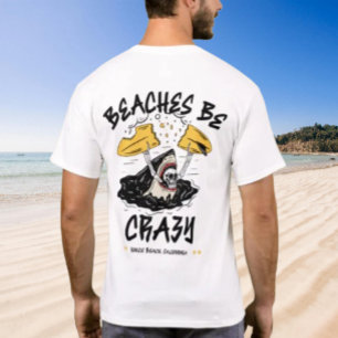 Stranden Worden Gek Van Haaien door Salty AF T-shirt