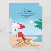 Strandfeest Kaart (Voorkant / Achterkant)