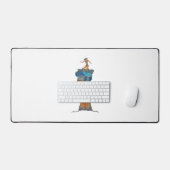 Strandfeest ontwerp bureaumat (Keyboard & Muis)