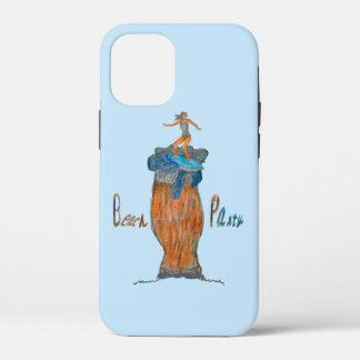 Strandfeest ontwerp iPhone 12 mini hoesje