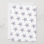 Strandfeest tropische zomer kaart (Achterkant)