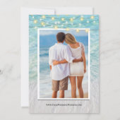 Strandfoto Kustverlichting Website Kaart (Achterkant)