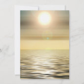 Strandfotofeest van het leven kaart (Achterkant)