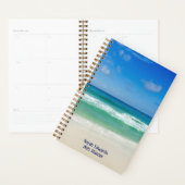 Strandfotografie Blue Ocean Waves Custom 2025 Planner (Display)