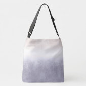 Strandgolven Moderne Oceaan/Grijze Periode Aangepa Crossbody Tas (Achterkant)