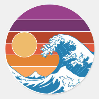 STRANDGOLVEN RONDE STICKER