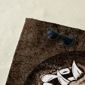 Strandhanddoek Samouraïmoji Vintage Strandlaken (In situ)