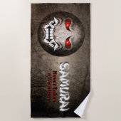 Strandhanddoek Samouraïmoji Vintage Strandlaken (Voorkant)