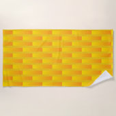 Strandhanddoek Sunrise Gold Grill Strandlaken (Voorkant)