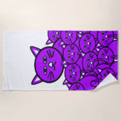 Strandhanddoeken Katten Strandlaken (Voorkant)