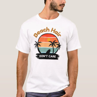 Strandharen, het kan me niet schelen t-shirt