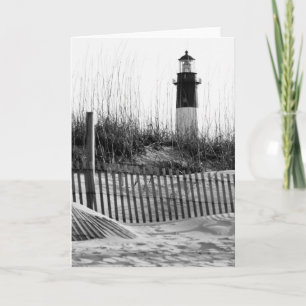 Strandhekken en vuurtoren kaart