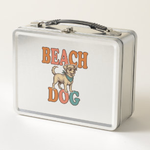 Strandhond Vintage Gravure Grafisch Ontwerp_1