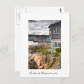  strandhuis briefkaart (Voorkant / Achterkant)