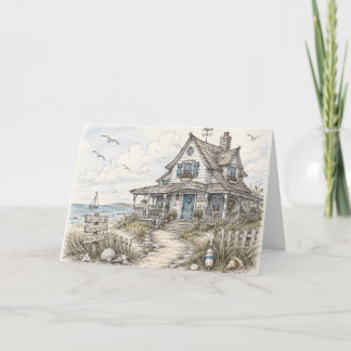 Strandhuis met Zeebries Kaart