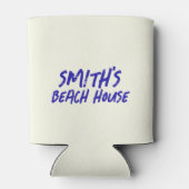 Strandhuis vis koelbox blikjeskoeler (Achterkant)