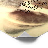 strandhuis welkom poster wandkunst (Hoek)