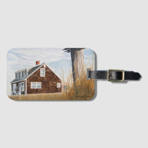 Strandhuis Zonsopgang Bagagelabel